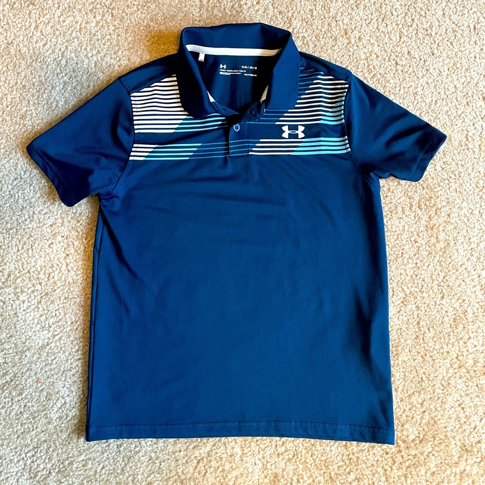 Under Armour YL Boy’s short sleeve golf Polo